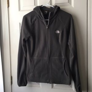 North Face full zip up fleece with hood.